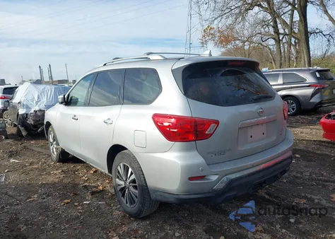 2019 Nissan Pathfinder Sl из США, поврежденный, VIN 5N1DR2MM2KC646587